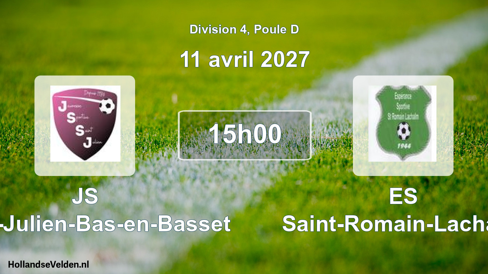 Scheduled Match: JS Saint-Julien-Bas-en-Basset - ES Saint-Romain-Lachalm (11 April 2027)