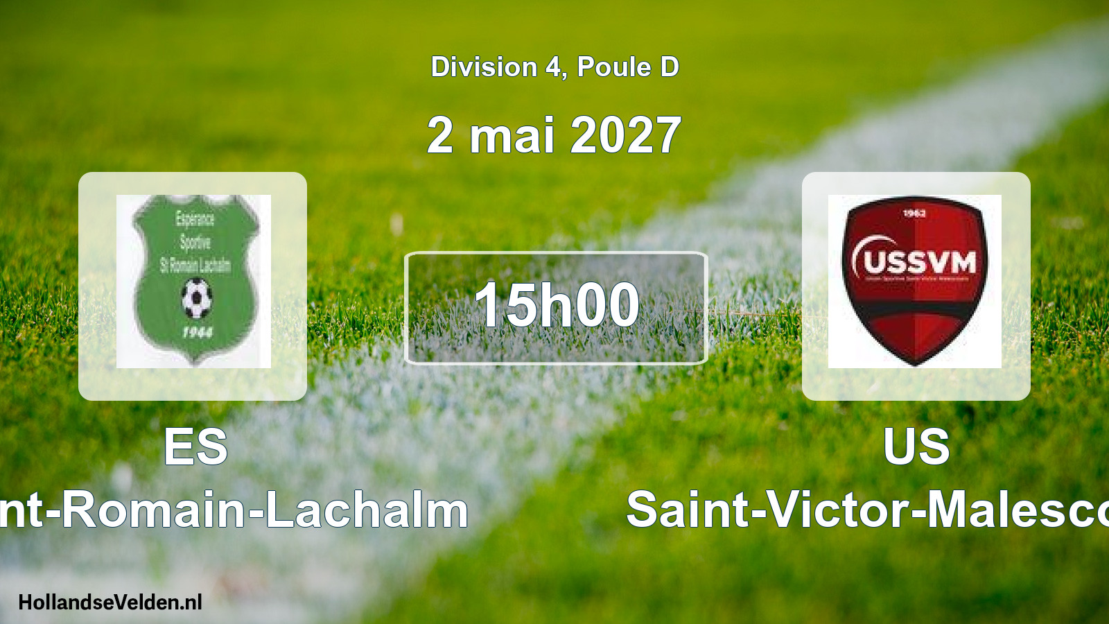 Geplande wedstrijd: ES Saint-Romain-Lachalm - US Saint-Victor-Malescours (2 mei 2027)