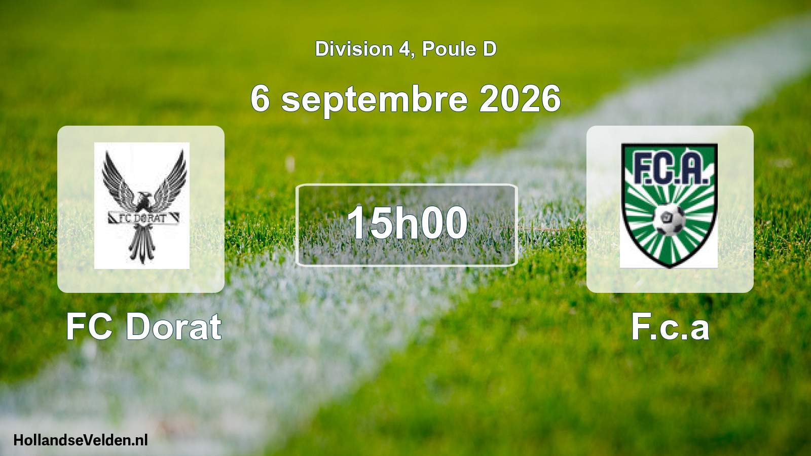 Scheduled Match: FC Dorat - F.c.a (6 September 2026)