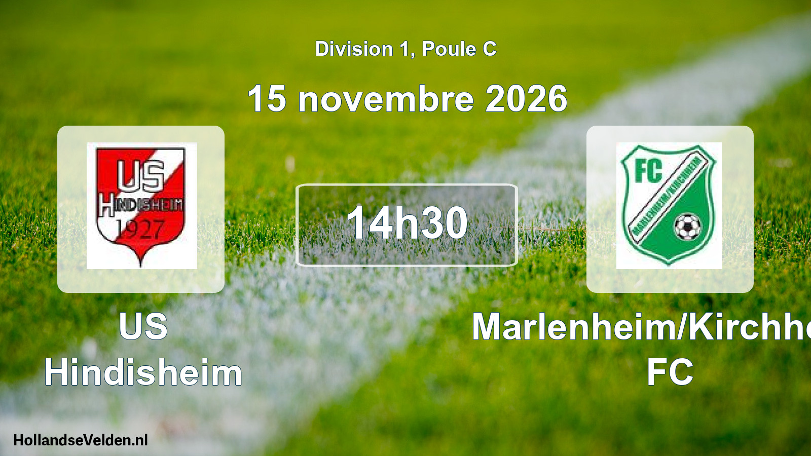 Scheduled Match: US Hindisheim - Marlenheim/Kirchheim FC (15 November 2026)