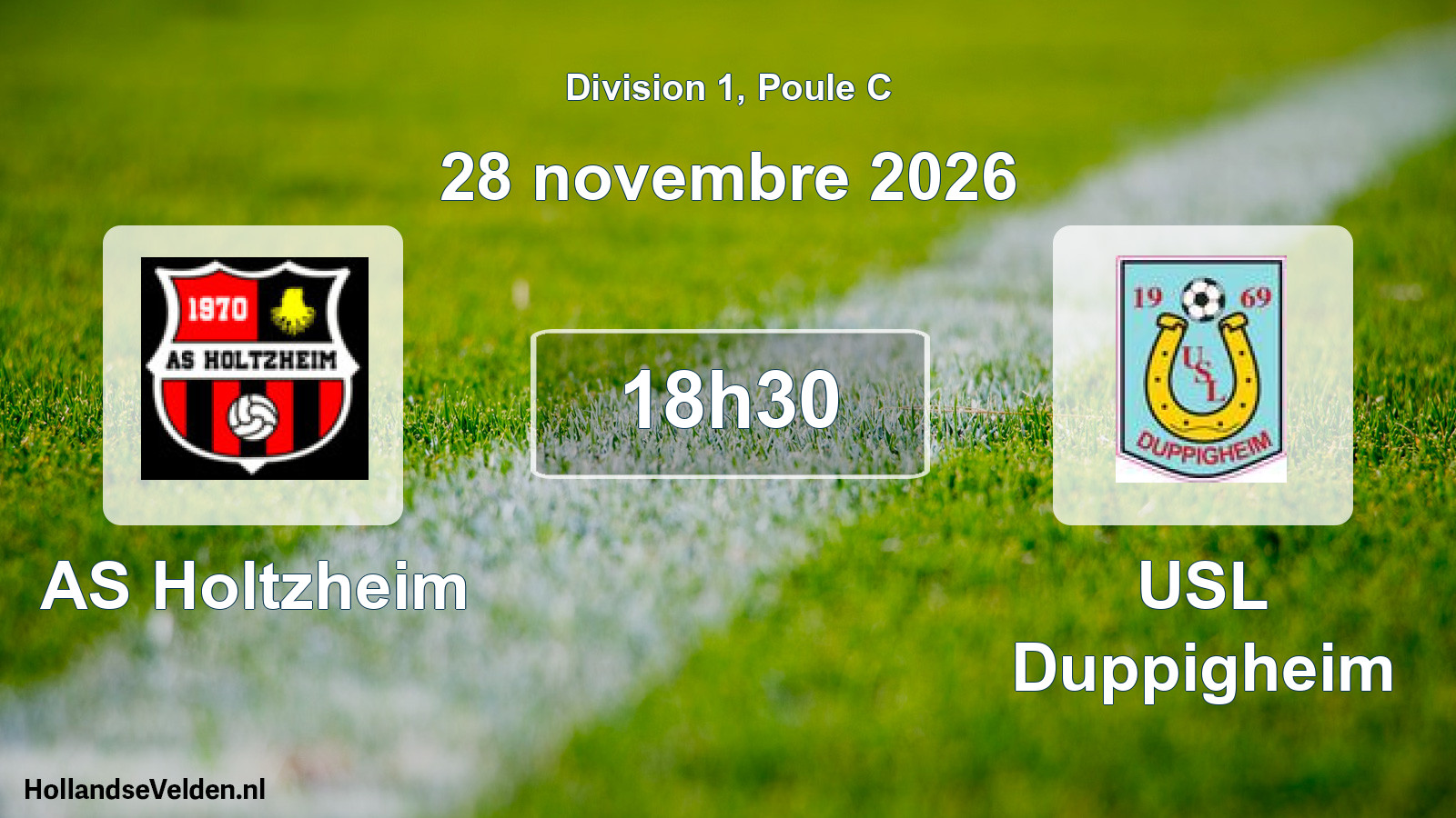 Scheduled Match: AS Holtzheim - USL Duppigheim (28 November 2026)