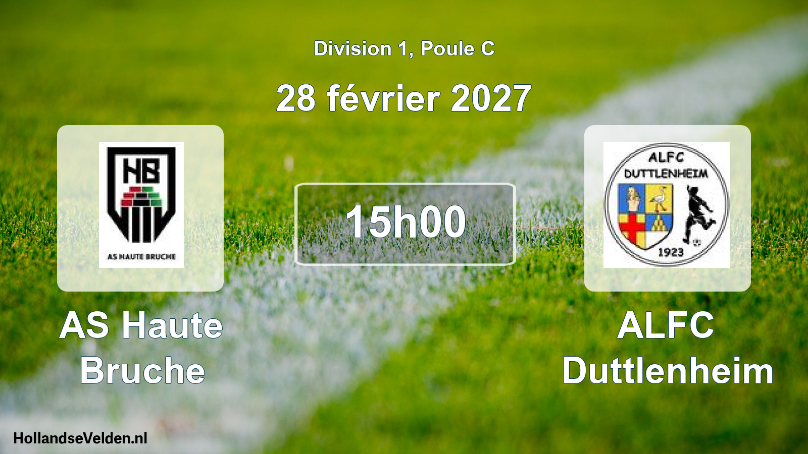 Scheduled Match: AS Haute Bruche - ALFC Duttlenheim (28 February 2027)