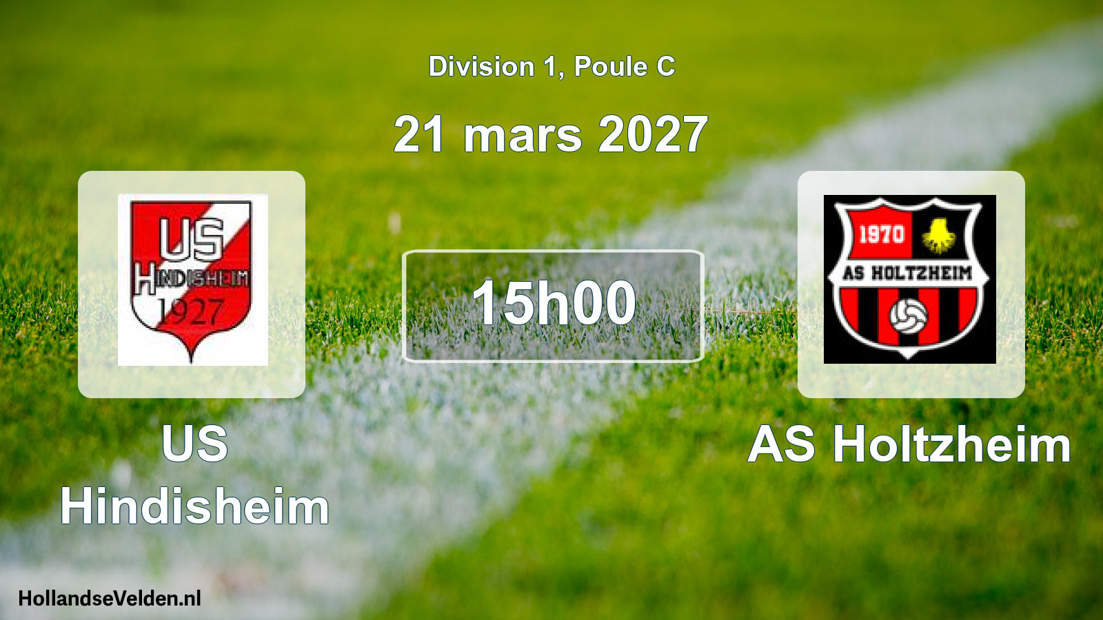 Scheduled Match: US Hindisheim - AS Holtzheim (21 March 2027)