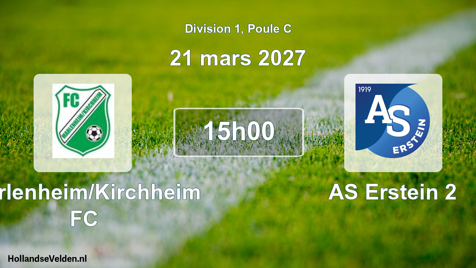 Geplande wedstrijd: Marlenheim/Kirchheim FC - AS Erstein 2 (21 maart 2027)
