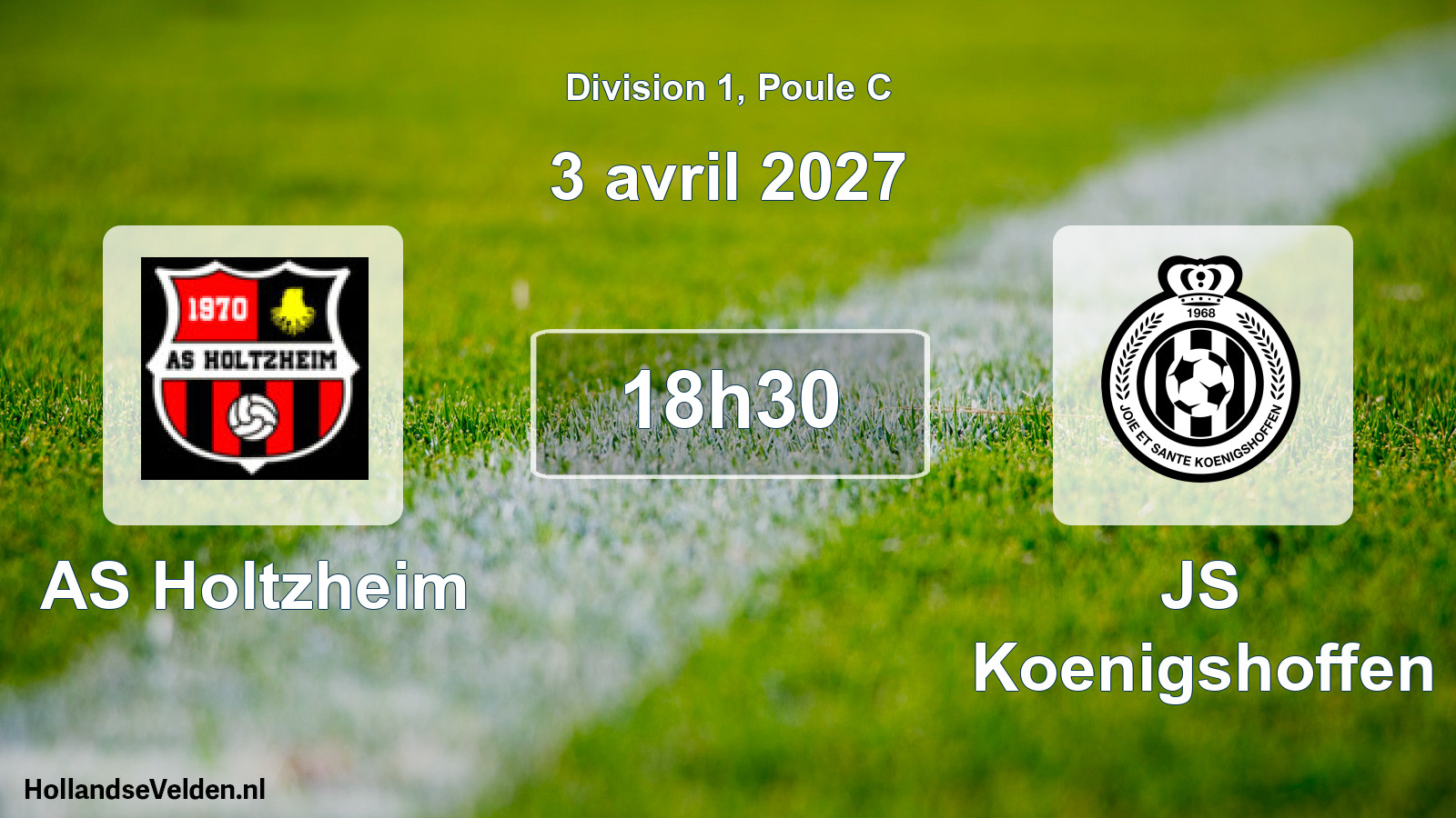 Scheduled Match: AS Holtzheim - JS Koenigshoffen (3 April 2027)