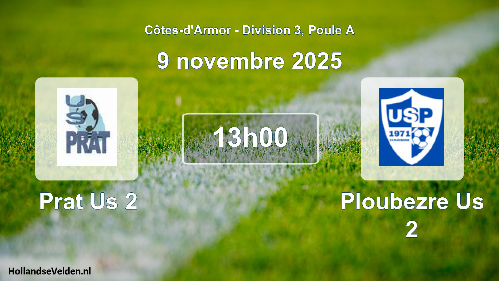 Geplande wedstrijd: Prat Us 2 - Ploubezre Us 2 (9 novembre 2025)