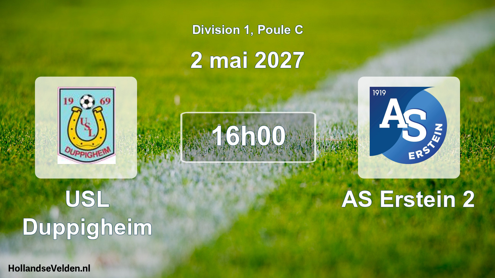 Scheduled Match: USL Duppigheim - AS Erstein 2 (2 May 2027)