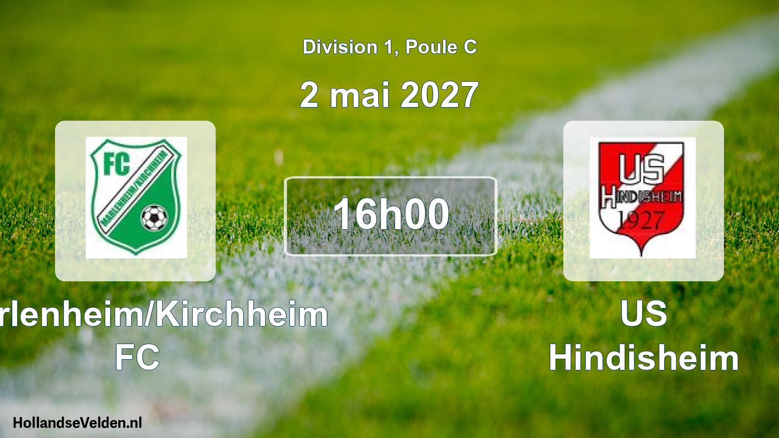 Scheduled Match: Marlenheim/Kirchheim FC - US Hindisheim (2 May 2027)