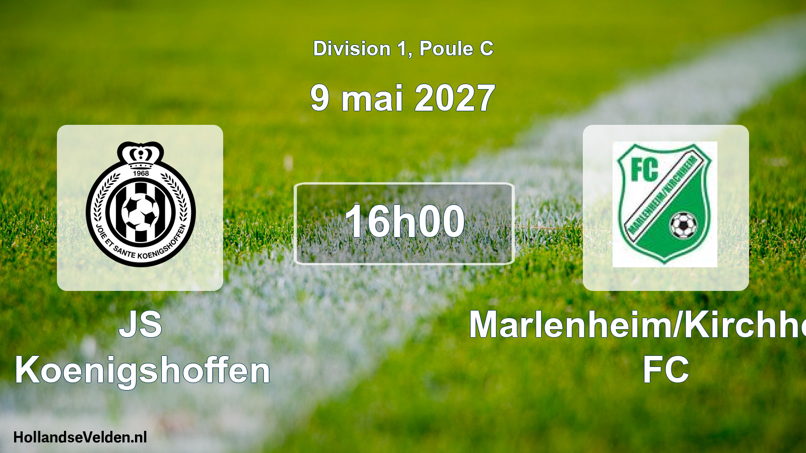 Scheduled Match: JS Koenigshoffen - Marlenheim/Kirchheim FC (9 May 2027)
