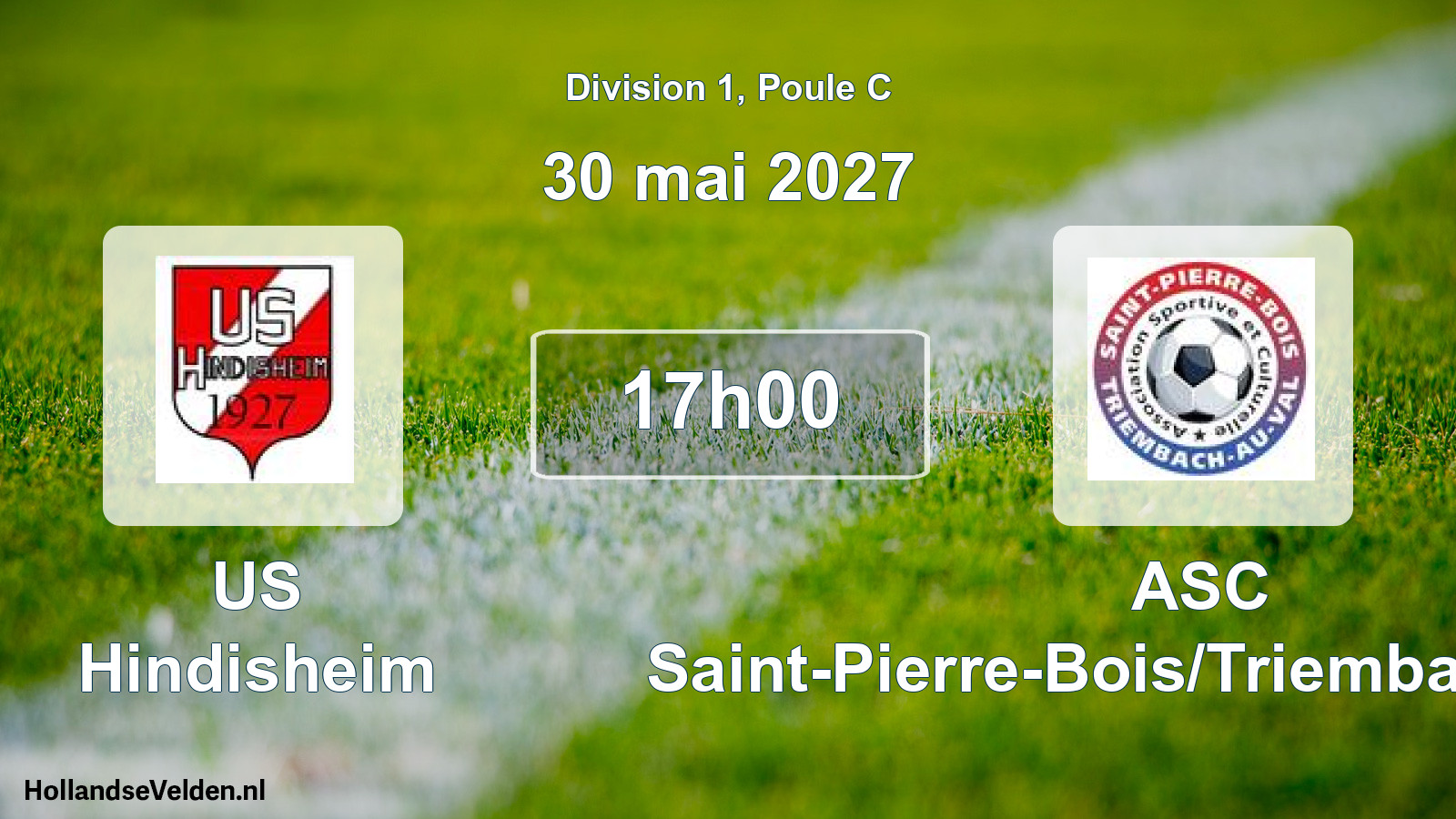 Scheduled Match: US Hindisheim - ASC Saint-Pierre-Bois/Triembach-au-Val (30 May 2027)