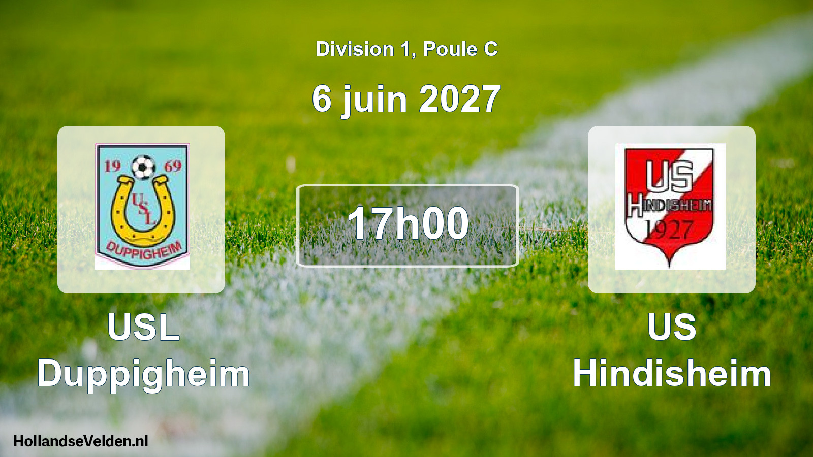 Scheduled Match: USL Duppigheim - US Hindisheim (6 June 2027)