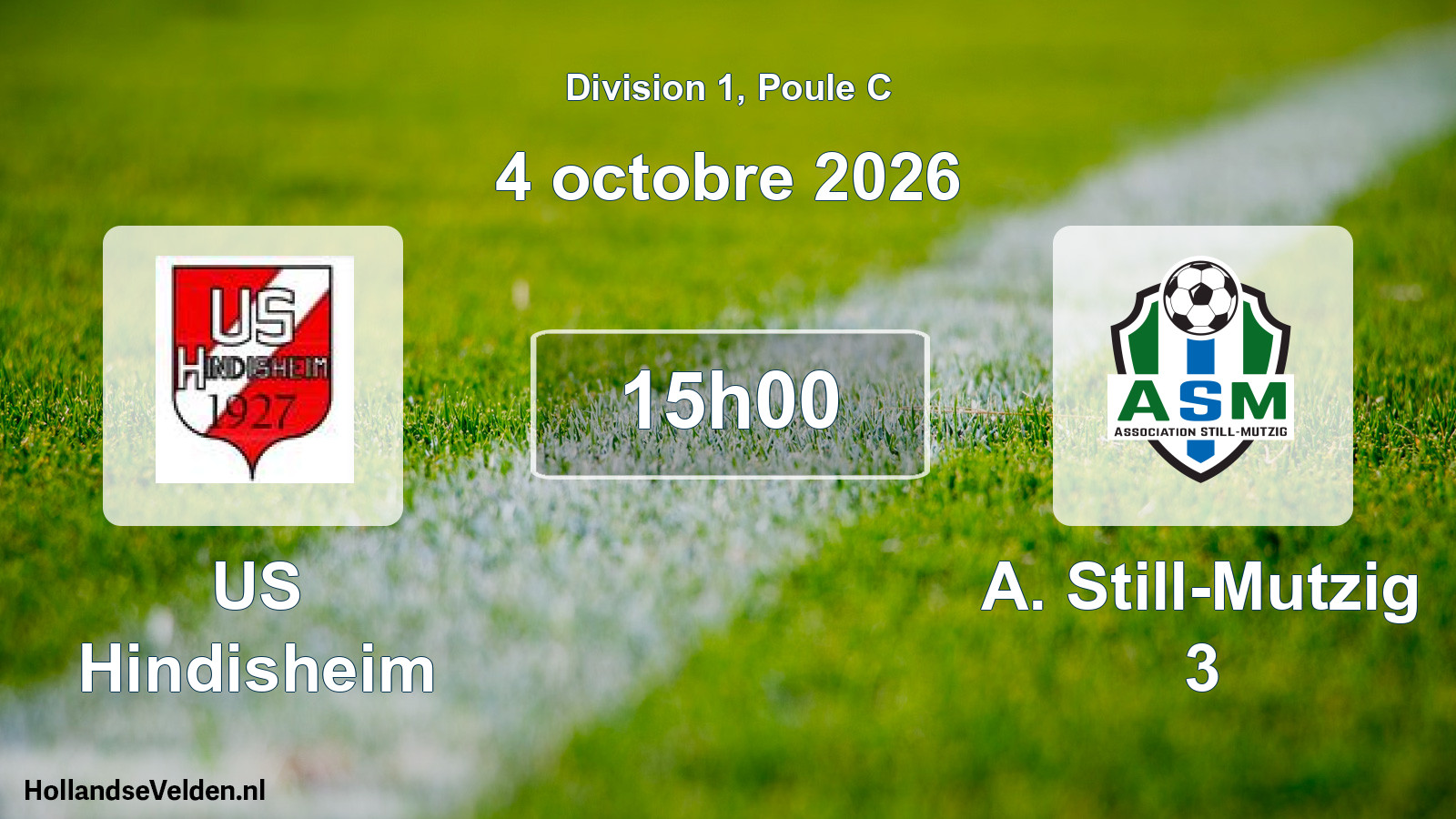 Scheduled Match: US Hindisheim - A. Still-Mutzig 3 (4 October 2026)