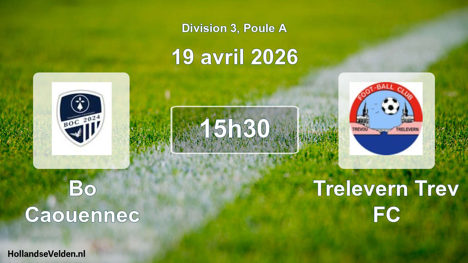 Geplande wedstrijd: Bo Caouennec - Trelevern Trev FC (19 april 2026)