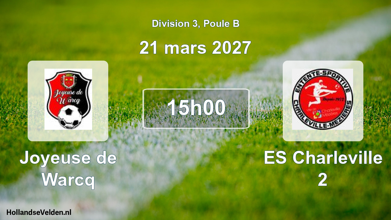 Scheduled Match: Joyeuse de Warcq - ES Charleville 2 (21 March 2027)