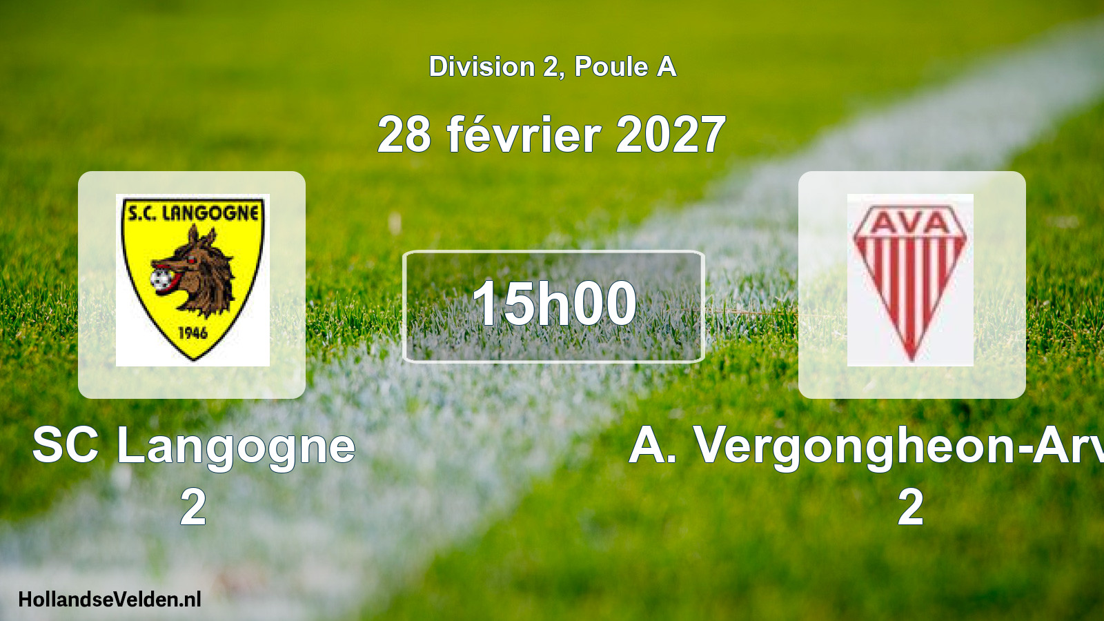 Scheduled Match: SC Langogne 2 - A. Vergongheon-Arvant 2 (28 February 2027)