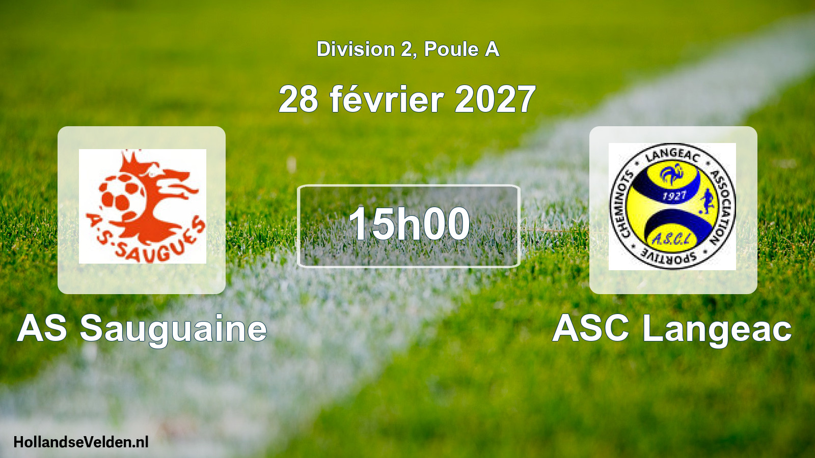 Scheduled Match: AS Sauguaine - ASC Langeac (28 February 2027)