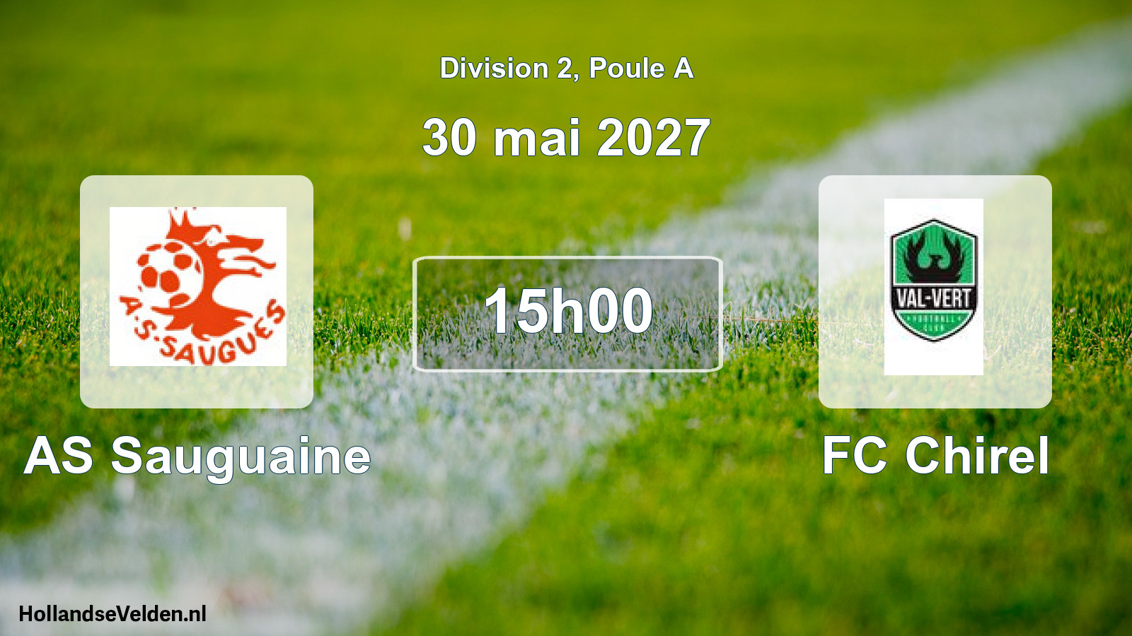 Match programmé: AS Sauguaine - FC Chirel (30 mai 2027)