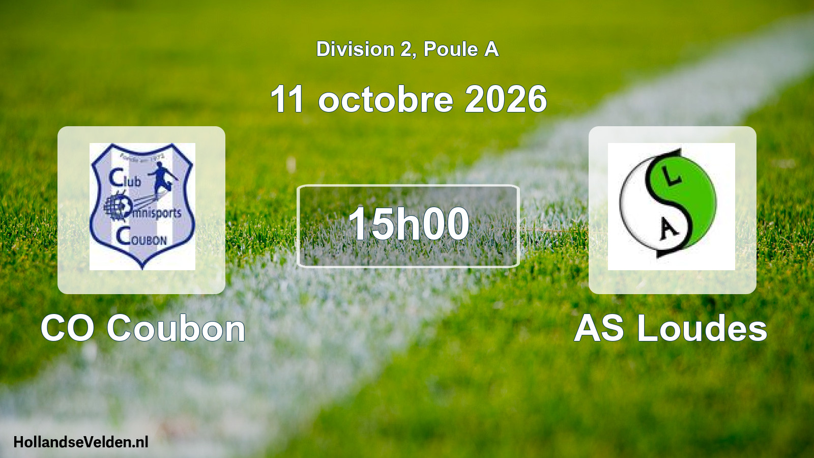 Scheduled Match: CO Coubon - AS Loudes (11 October 2026)