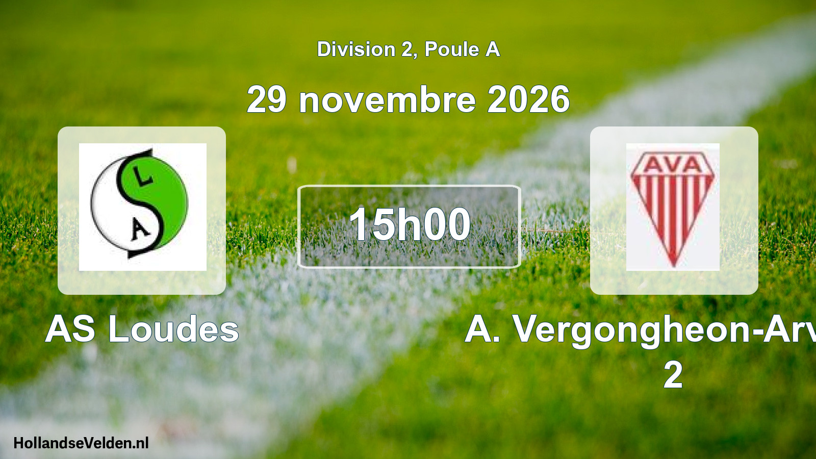 Scheduled Match: AS Loudes - A. Vergongheon-Arvant 2 (29 November 2026)