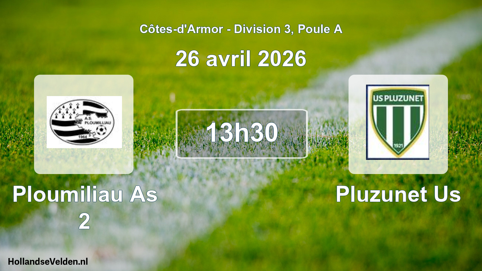 Scheduled Match: Ploumiliau As 2 - Pluzunet Us (26 April 2026)