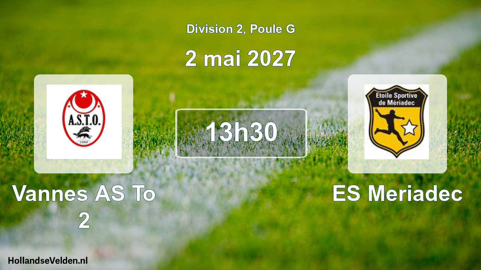 Match programmé: Vannes AS To 2 - ES Meriadec (2 mai 2027)