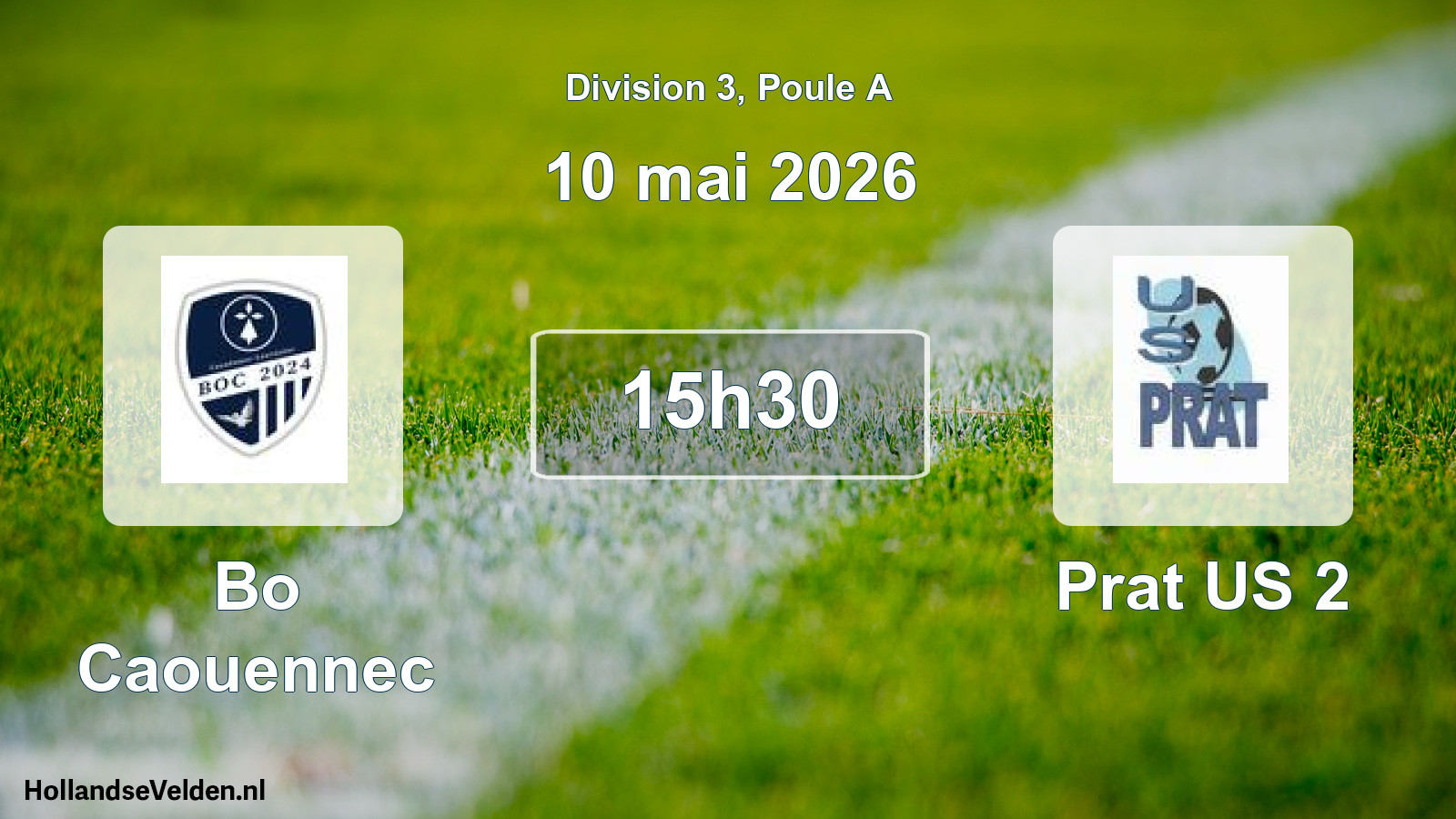 Geplande wedstrijd: Bo Caouennec - Prat US 2 (10 mei 2026)