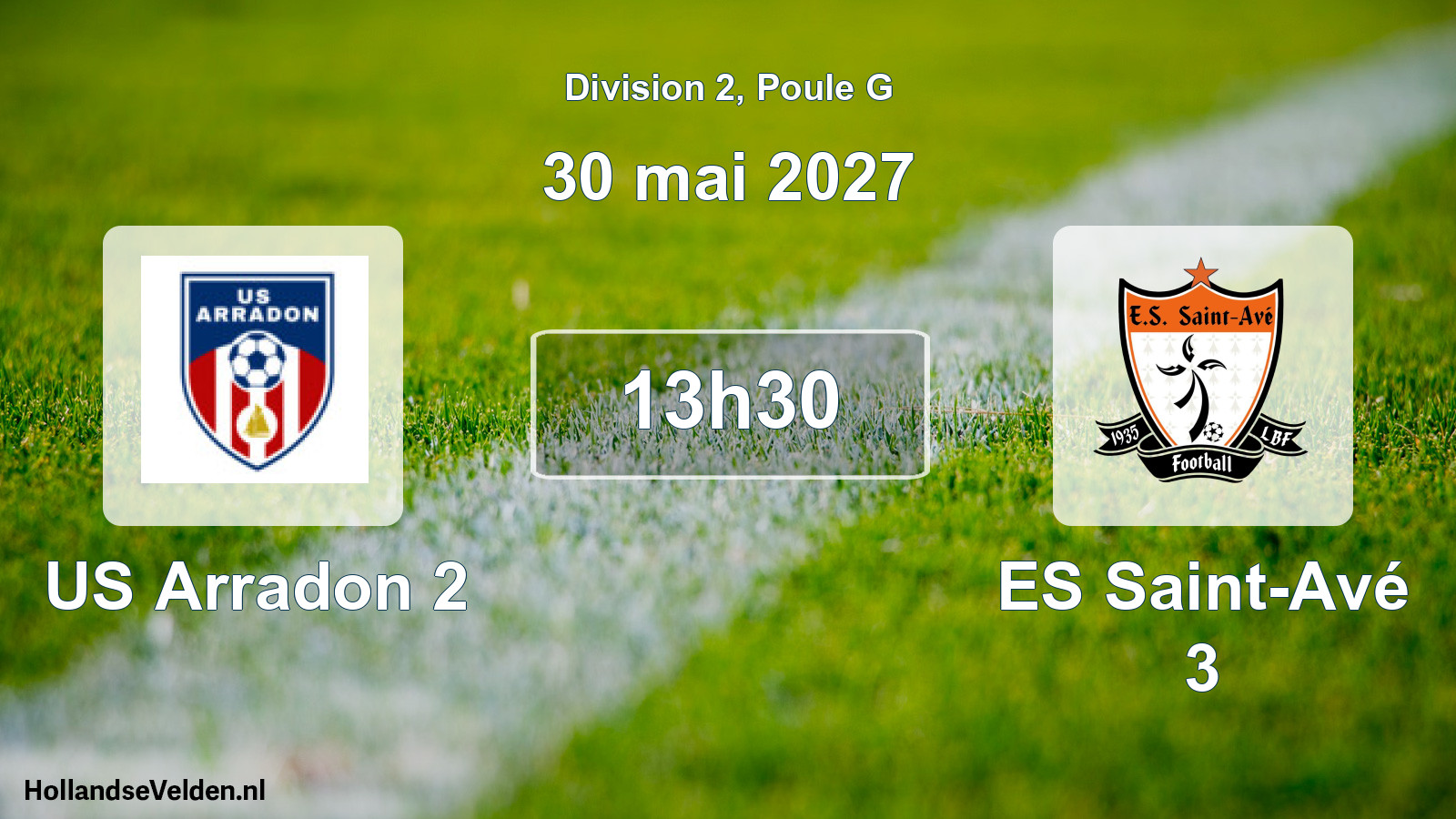 Geplande wedstrijd: US Arradon 2 - ES Saint-Avé 3 (30 mei 2027)