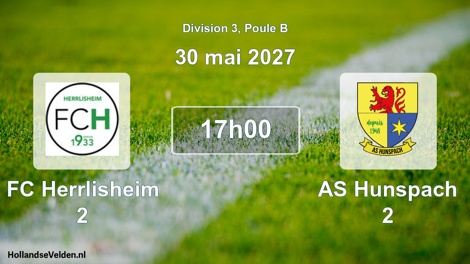 Scheduled Match: FC Herrlisheim 2 - AS Hunspach 2 (30 May 2027)