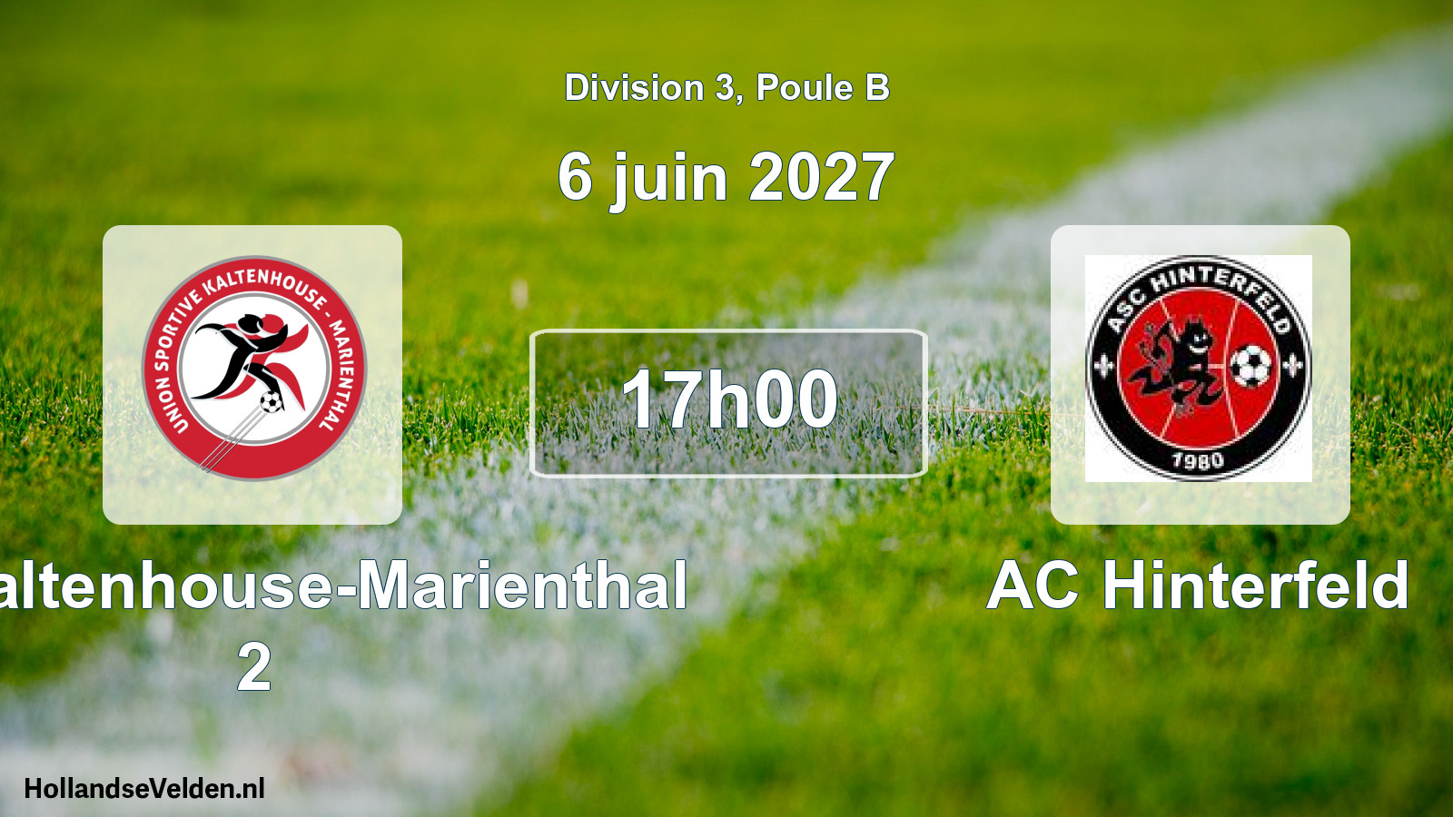 Scheduled Match: US Kaltenhouse-Marienthal 2 - AC Hinterfeld (6 June 2027)
