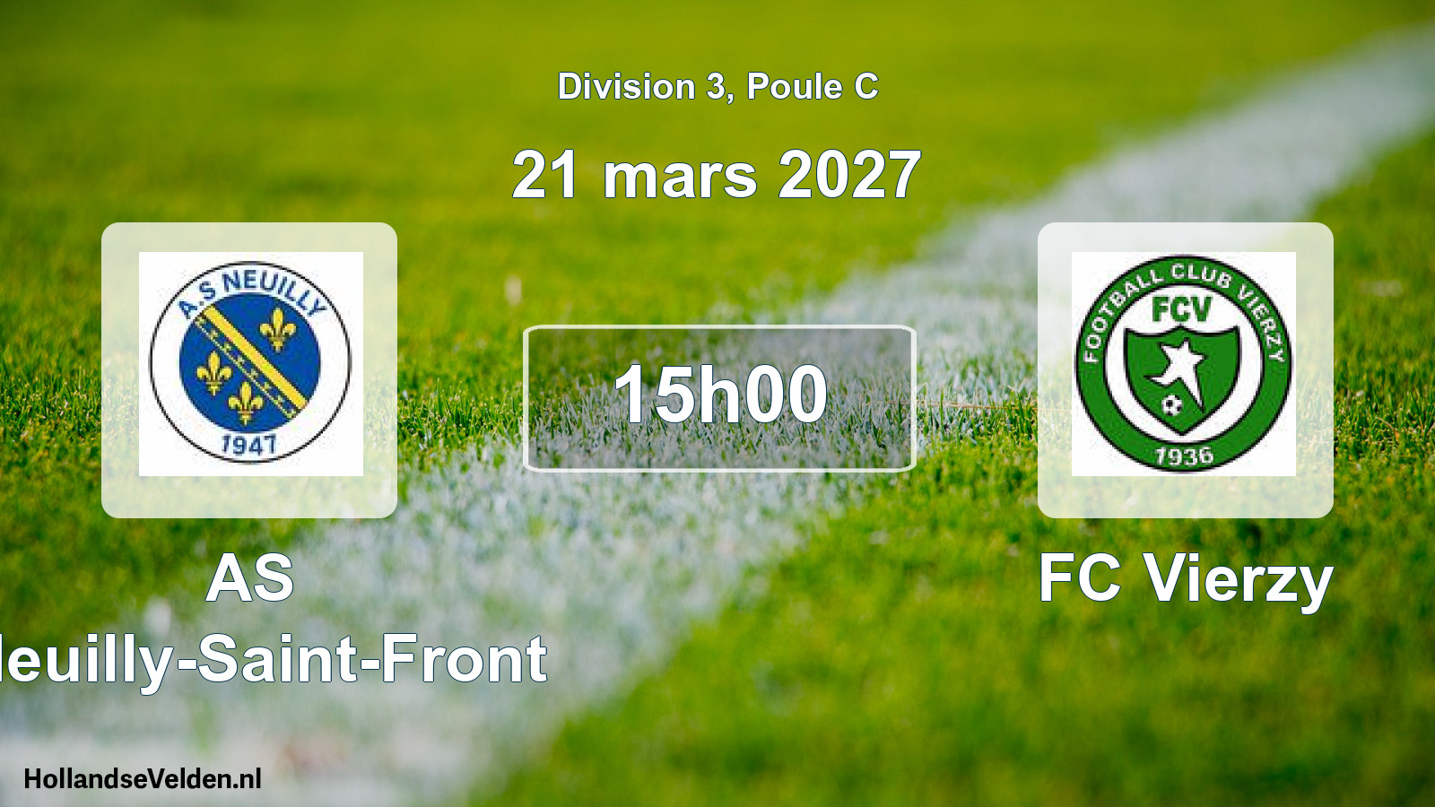 Scheduled Match: AS Neuilly-Saint-Front - FC Vierzy (21 March 2027)