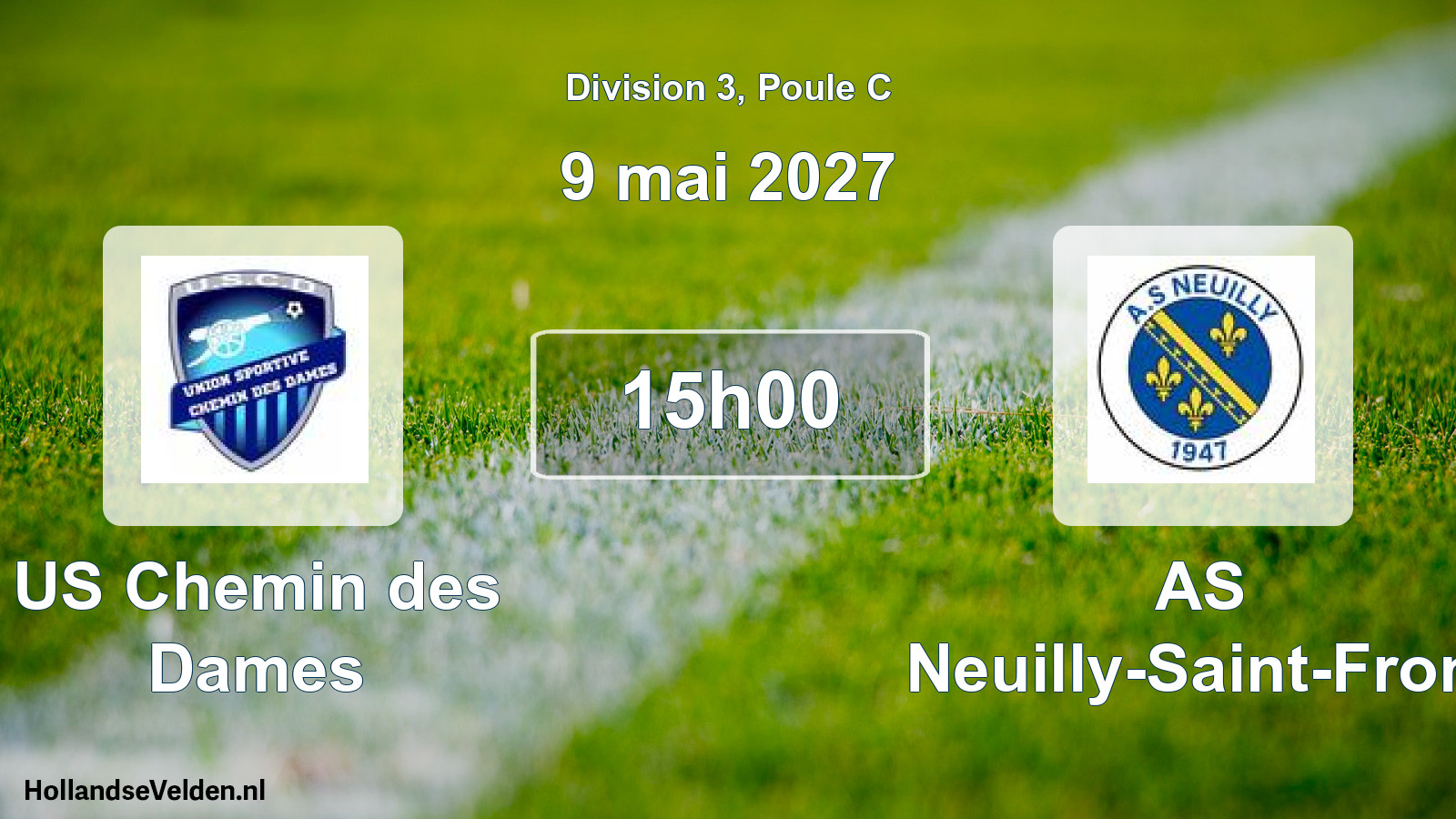 Scheduled Match: US Chemin des Dames - AS Neuilly-Saint-Front (9 May 2027)