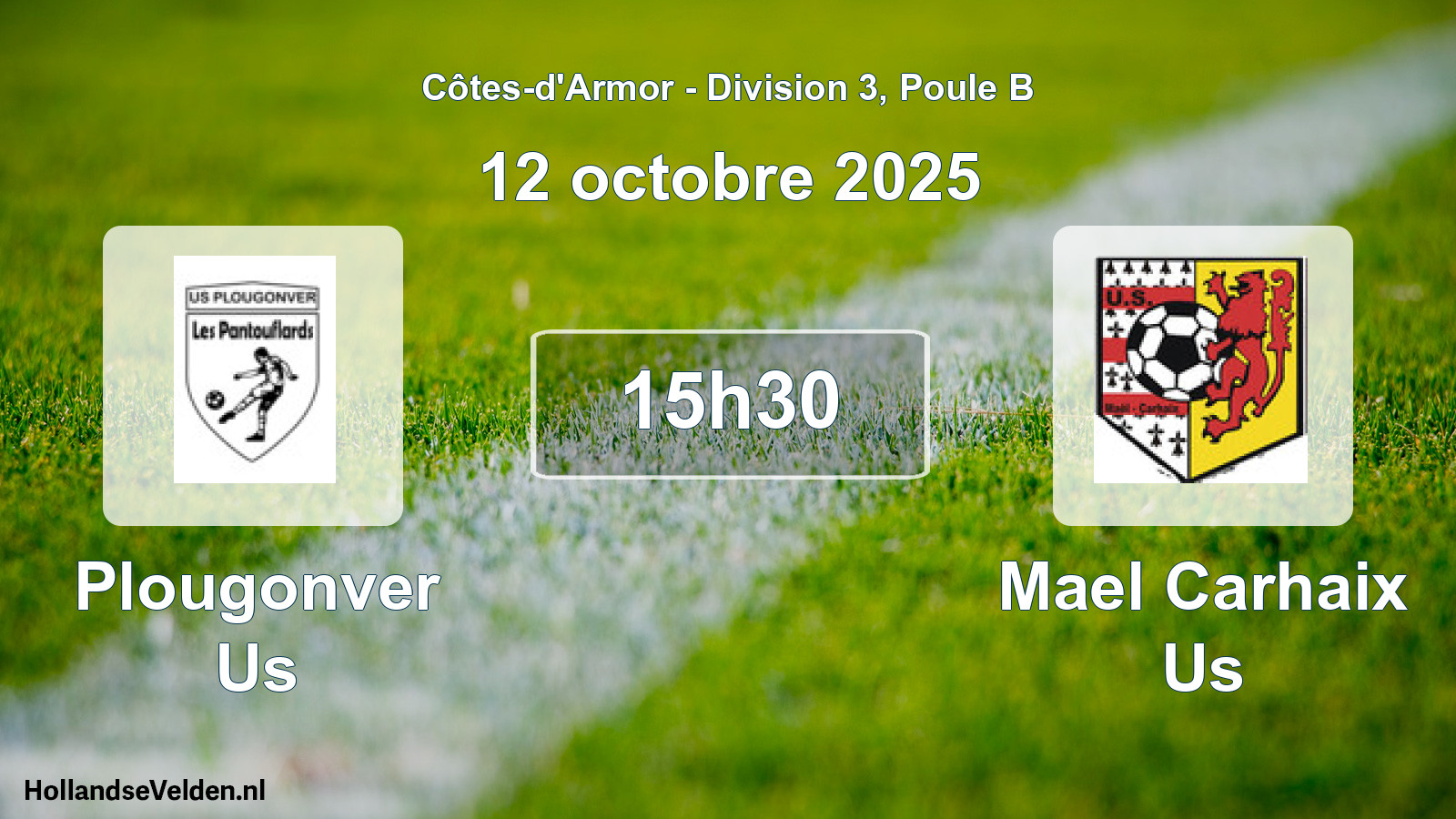 Geplande wedstrijd: Plougonver Us - Mael Carhaix Us (12 octobre 2025)