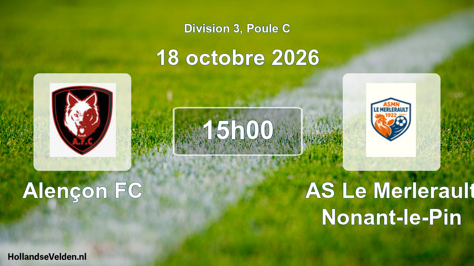 Scheduled Match: Alençon FC - AS Le Merlerault Nonant-le-Pin (18 October 2026)