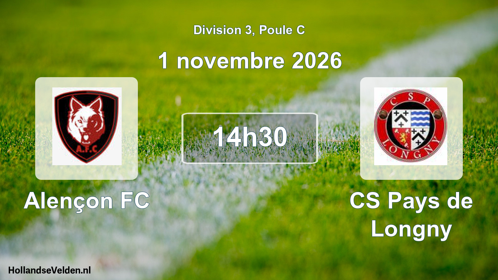 Scheduled Match: Alençon FC - CS Pays de Longny (1 November 2026)