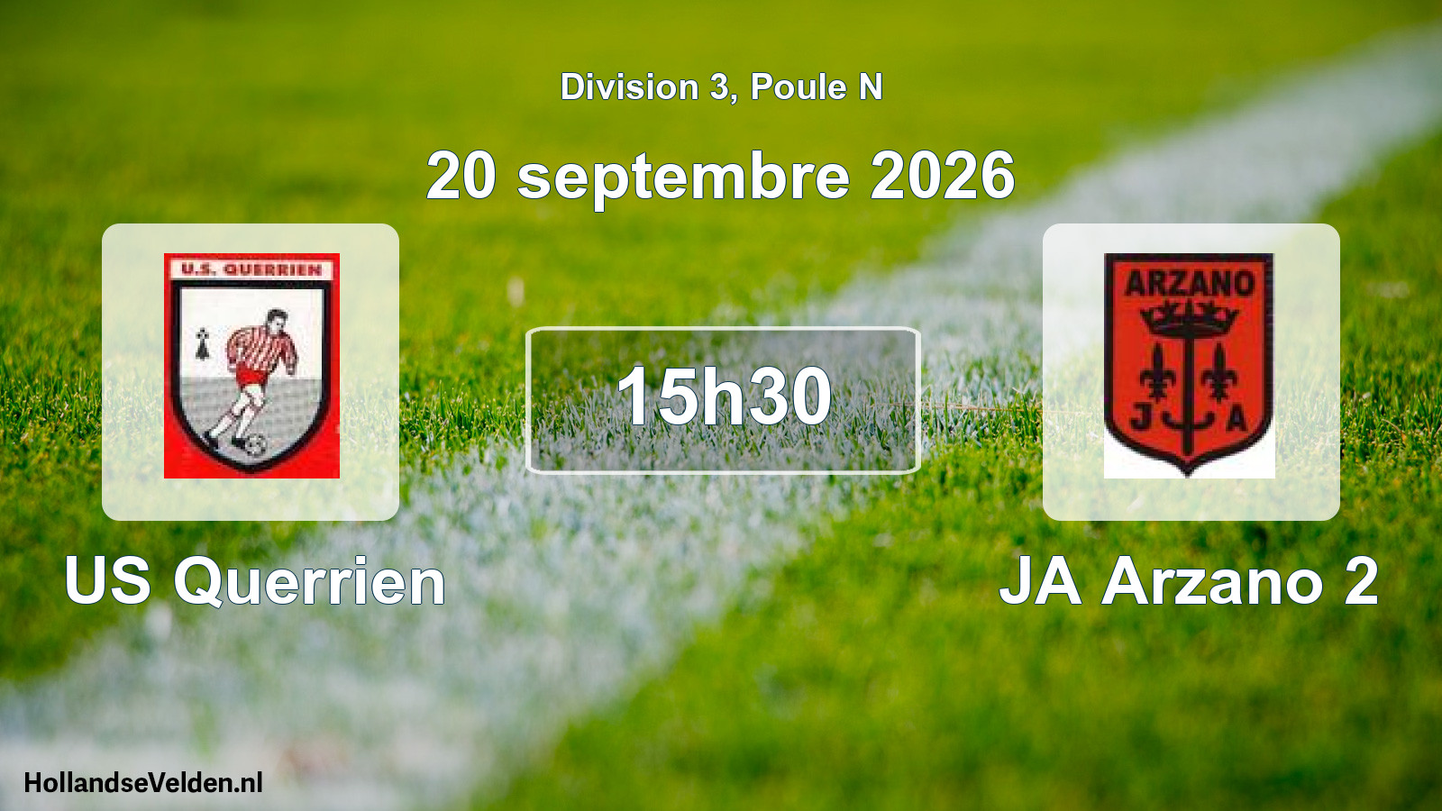 Scheduled Match: US Querrien - JA Arzano 2 (20 September 2026)