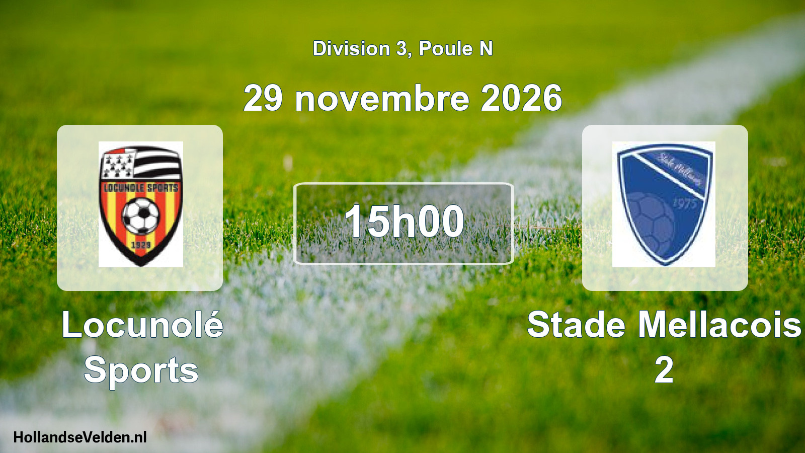 Scheduled Match: Locunolé Sports - Stade Mellacois 2 (29 November 2026)