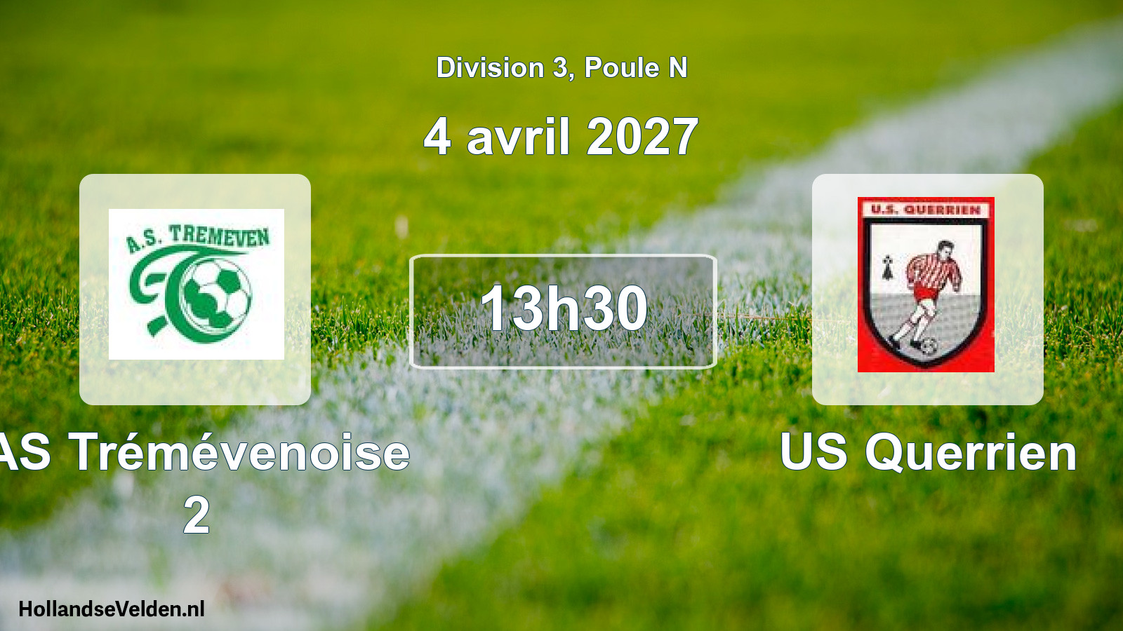 Scheduled Match: AS Trémévenoise 2 - US Querrien (4 April 2027)