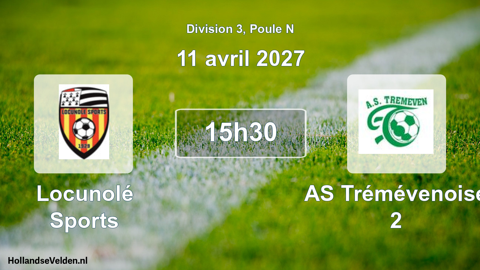 Scheduled Match: Locunolé Sports - AS Trémévenoise 2 (11 April 2027)