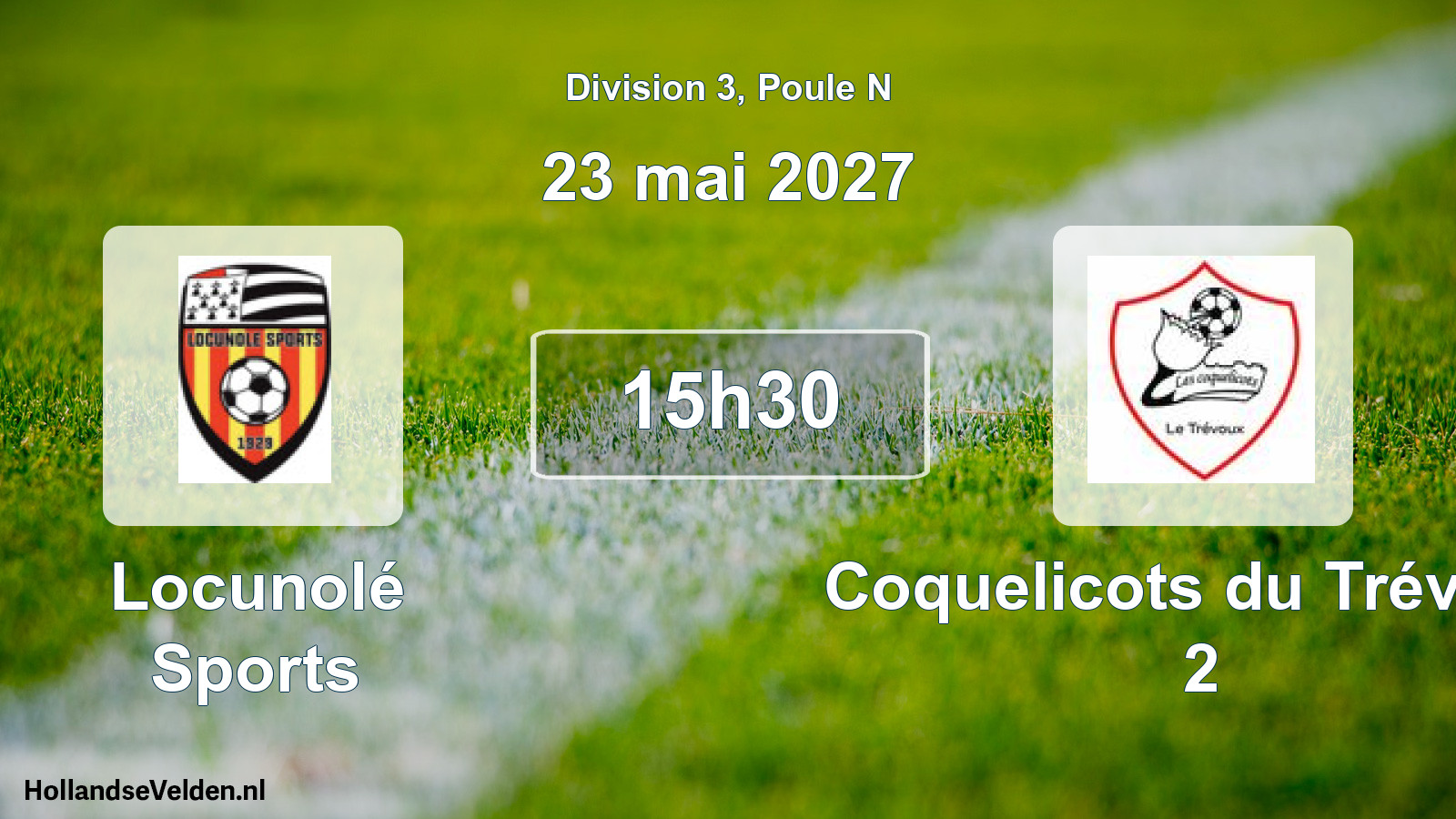 Scheduled Match: Locunolé Sports - Coquelicots du Trévoux 2 (23 May 2027)