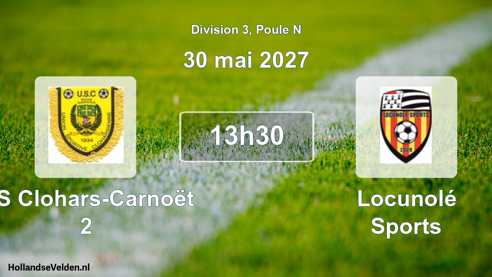 Scheduled Match: US Clohars-Carnoët 2 - Locunolé Sports (30 May 2027)