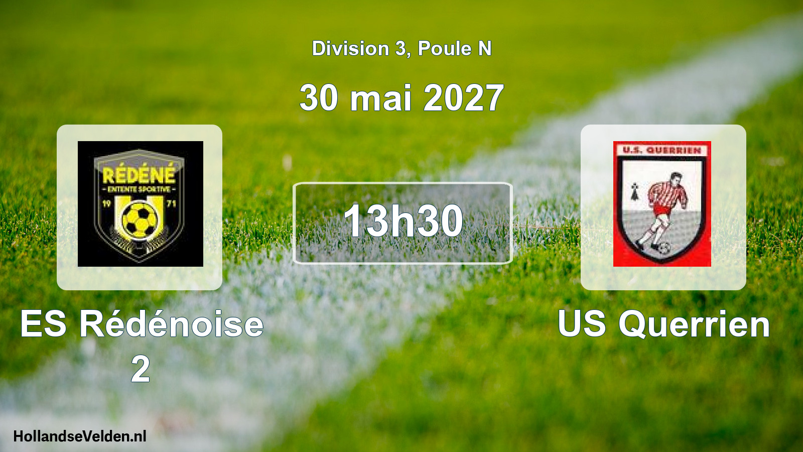 Scheduled Match: ES Rédénoise 2 - US Querrien (30 May 2027)
