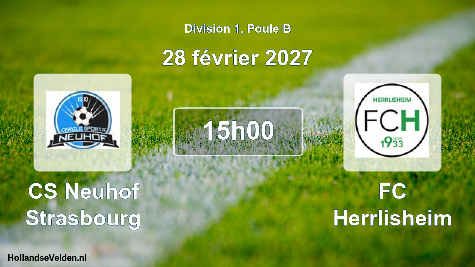 Scheduled Match: CS Neuhof Strasbourg - FC Herrlisheim (28 February 2027)