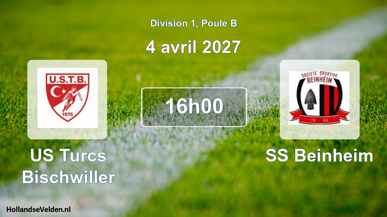 Scheduled Match: US Turcs Bischwiller - SS Beinheim (4 April 2027)