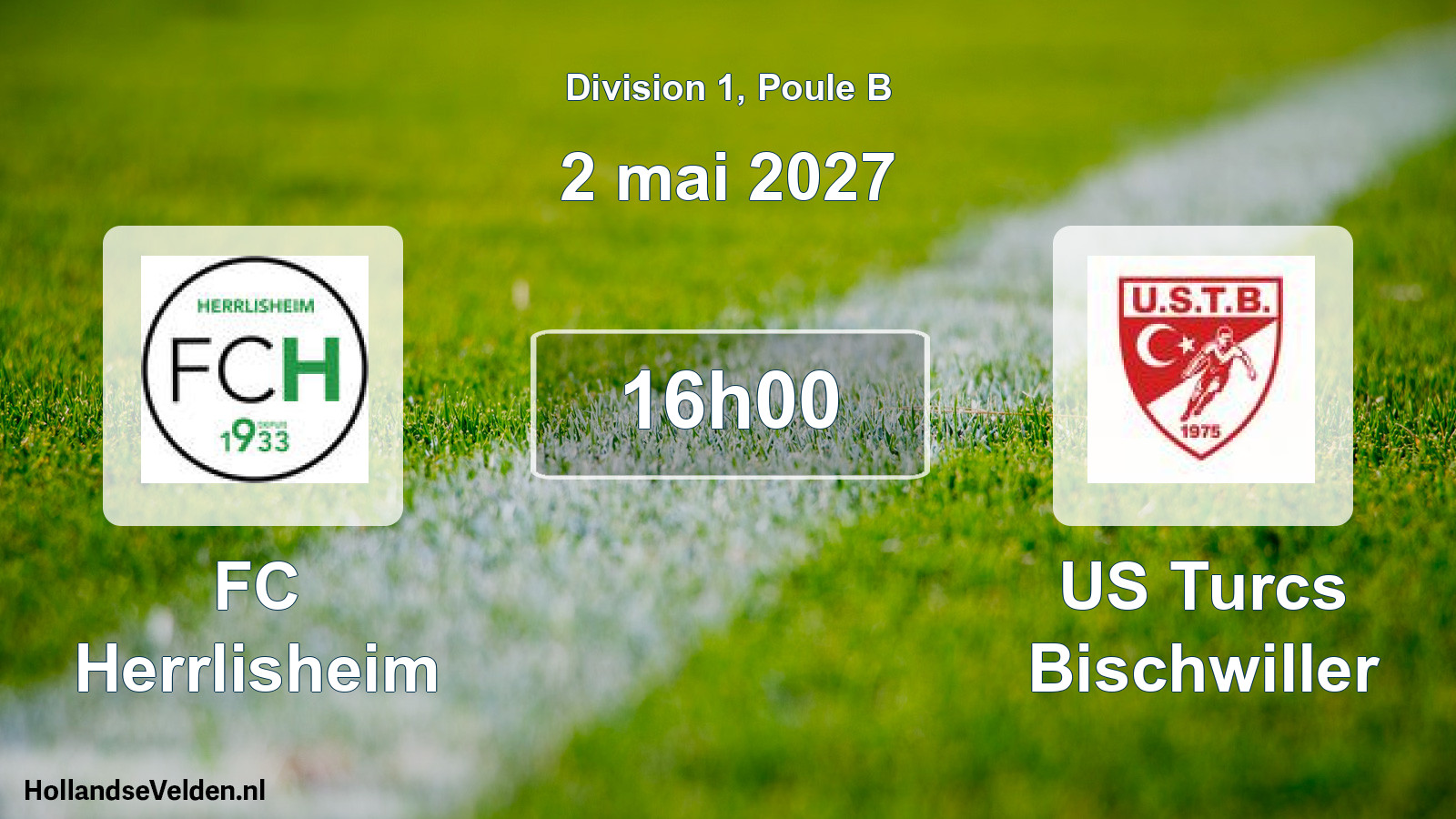 Match programmé: FC Herrlisheim - US Turcs Bischwiller (2 mai 2027)