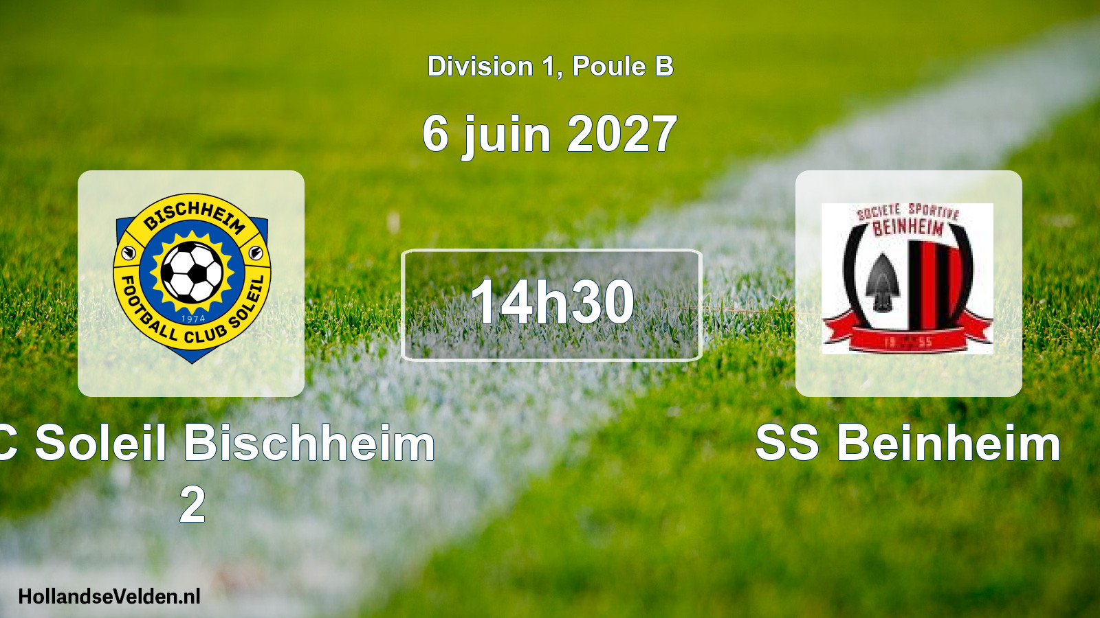 Scheduled Match: FC Soleil Bischheim 2 - SS Beinheim (6 June 2027)