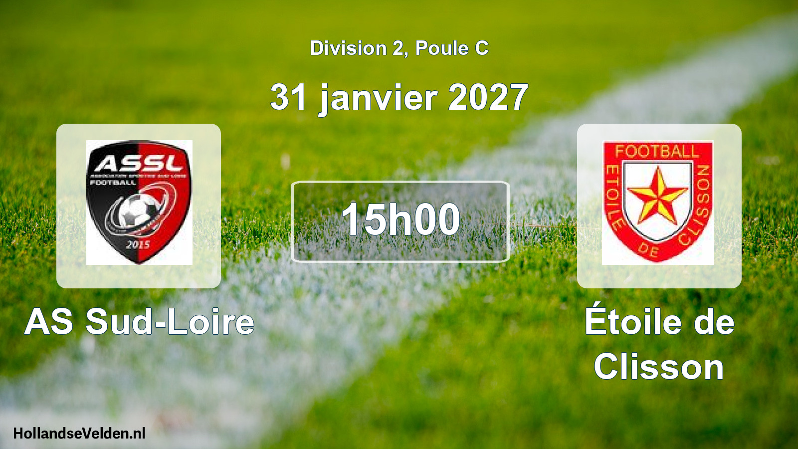 Scheduled Match: AS Sud-Loire - Étoile de Clisson (31 January 2027)