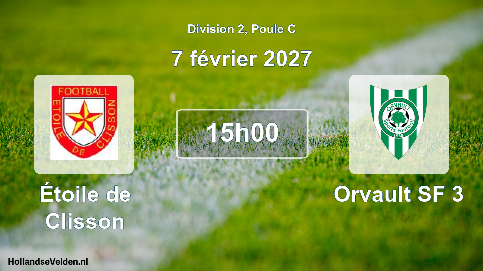 Scheduled Match: Étoile de Clisson - Orvault SF 3 (7 February 2027)
