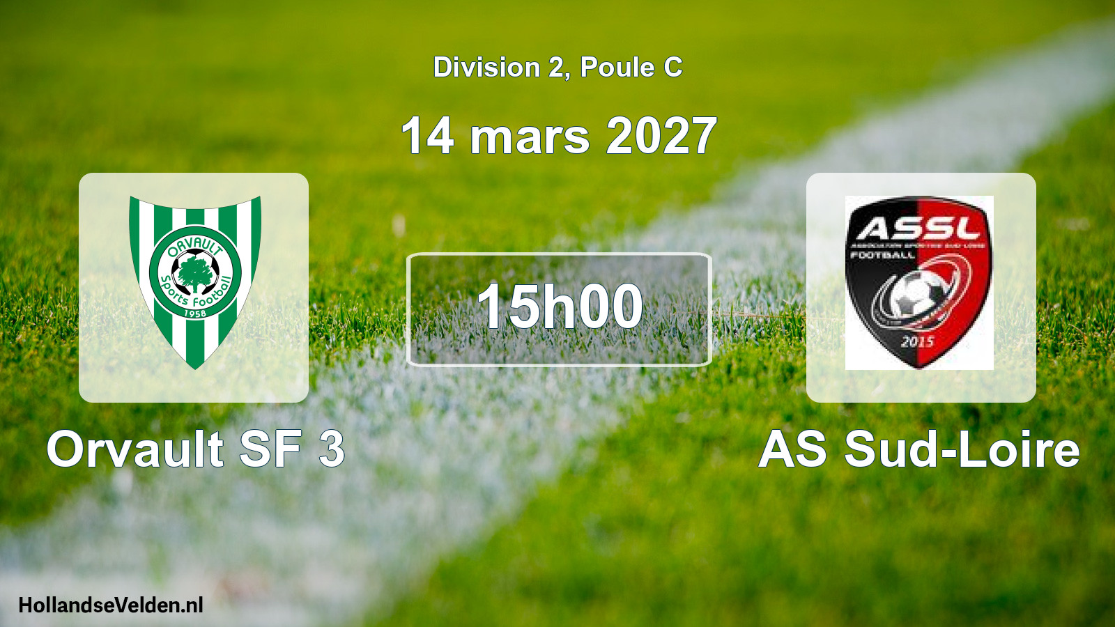 Scheduled Match: Orvault SF 3 - AS Sud-Loire (14 March 2027)