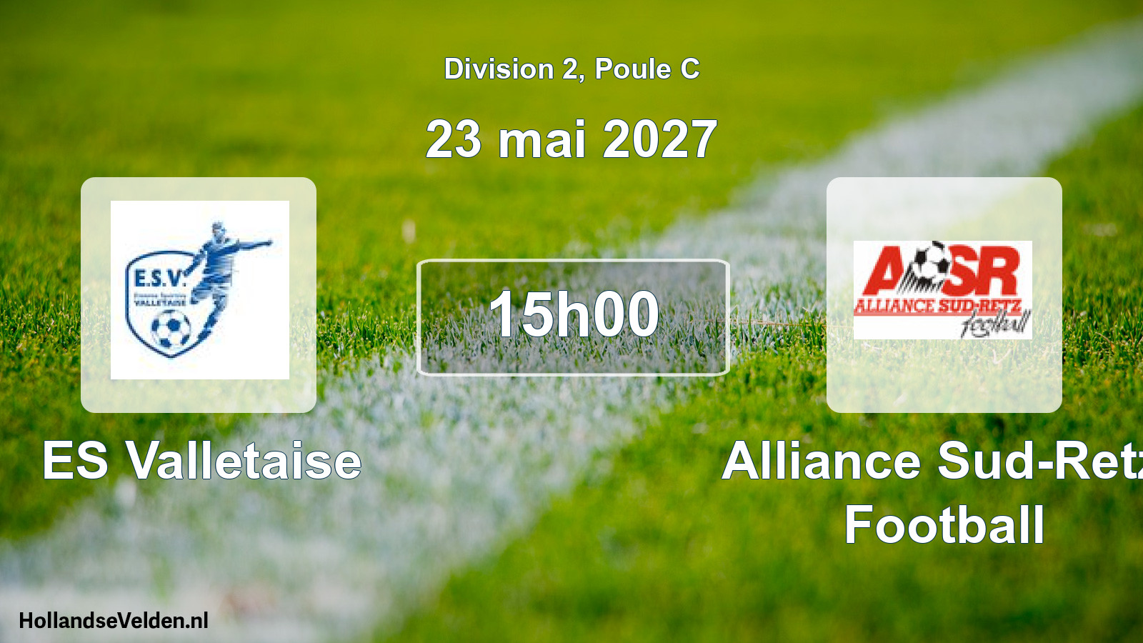 Scheduled Match: ES Valletaise - Alliance Sud-Retz Football (23 May 2027)