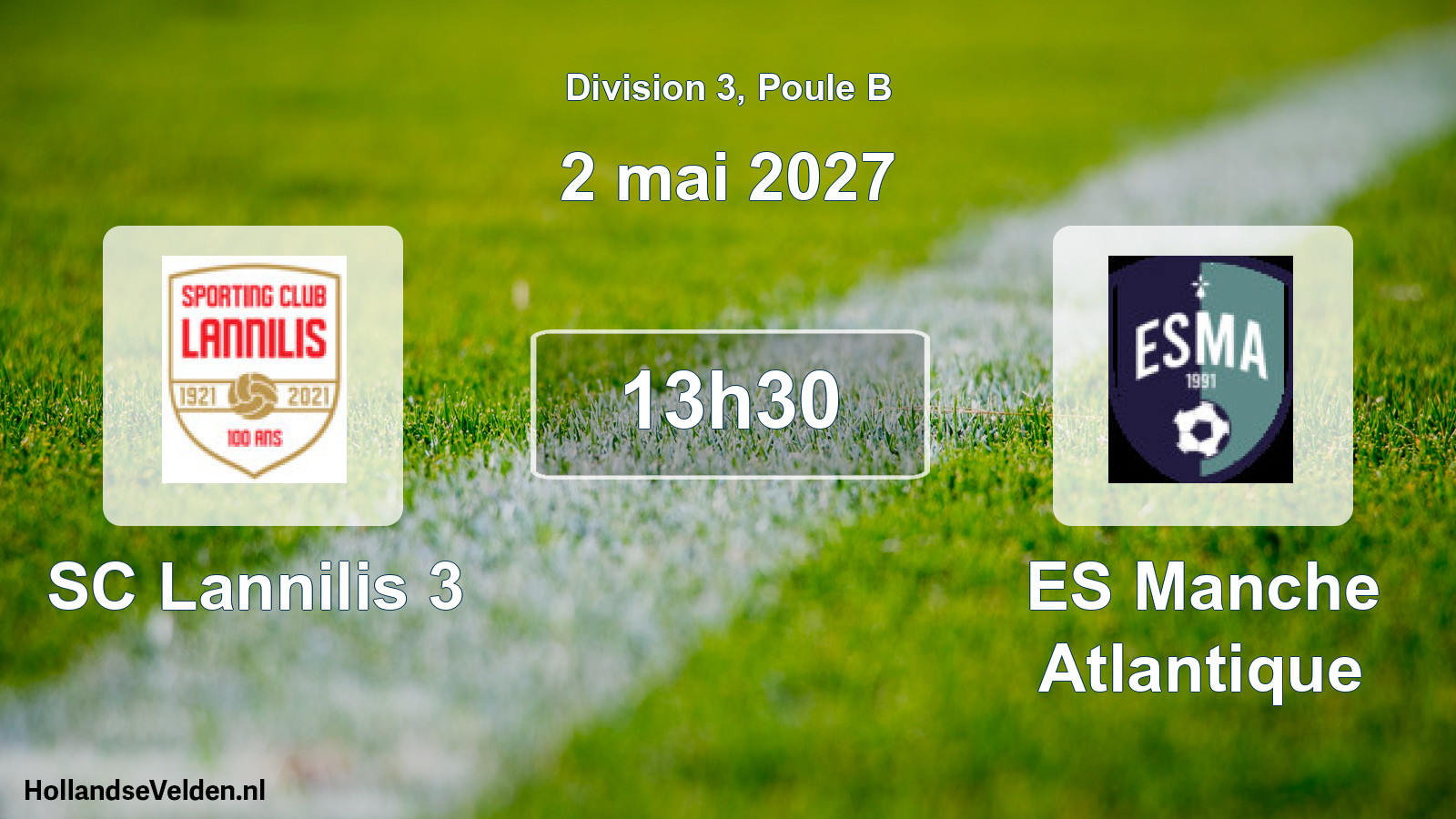 Match programmé: SC Lannilis 3 - ES Manche Atlantique (2 mai 2027)